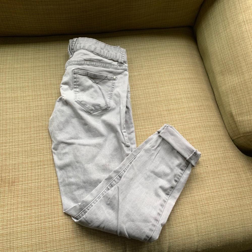 Light gray empire jeans
